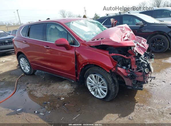 LRBFXBSA4JD009350 2018 BUICK ENVISION Red Delantero derecho