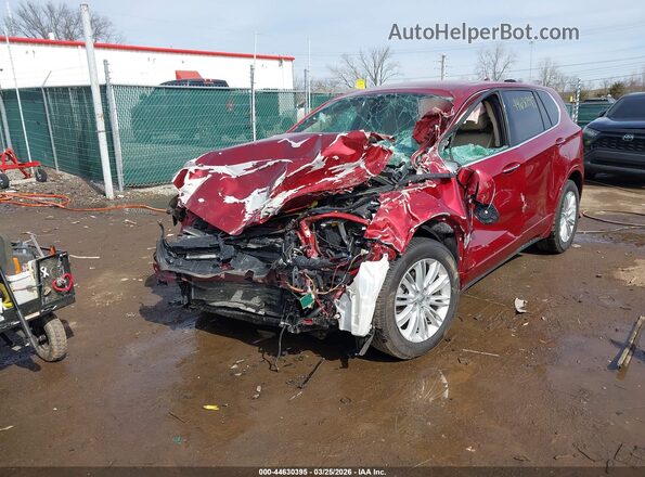 LRBFXBSA4JD009350 2018 BUICK ENVISION Red Vista frontal