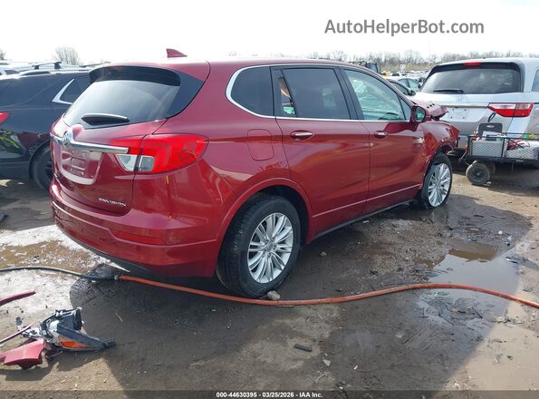 LRBFXBSA4JD009350 2018 BUICK ENVISION Red Trasero derecho