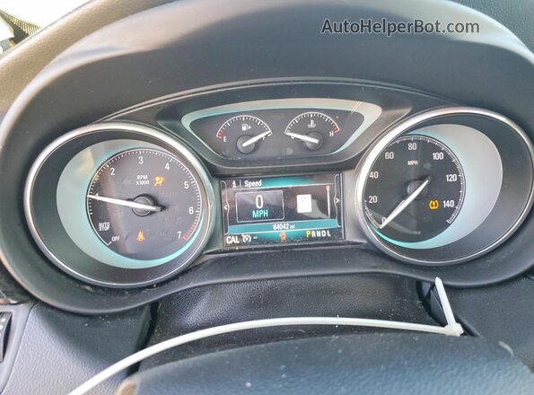 LRBFXBSA5HD004636 2017 BUICK ENVISION Brown Вид щитка приладів