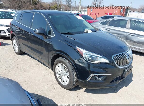 LRBFXCSA1HD075158 2017 BUICK ENVISION Черный Передняя правая четверть