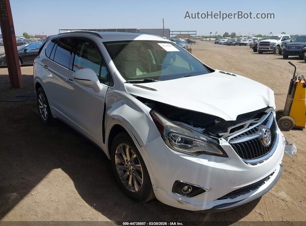 LRBFXCSA4KD011364 2019 BUICK ENVISION Белый Передняя правая четверть