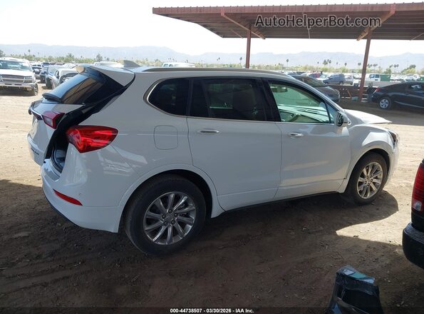 LRBFXCSA4KD011364 2019 BUICK ENVISION Белый Вид задней части салона