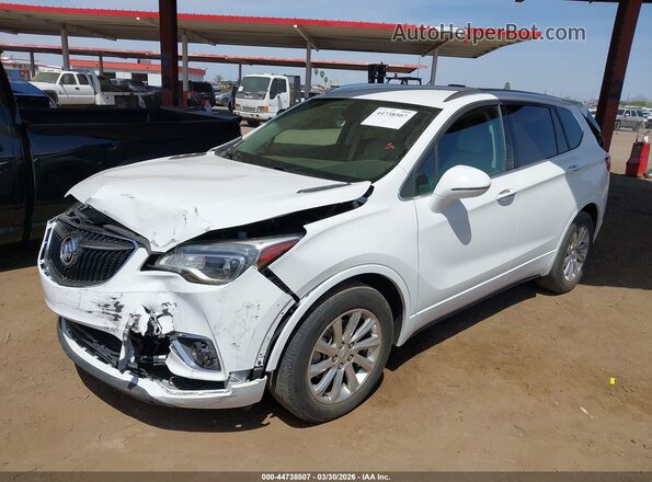 LRBFXCSA4KD011364 2019 BUICK ENVISION Белый Передняя левая четверть
