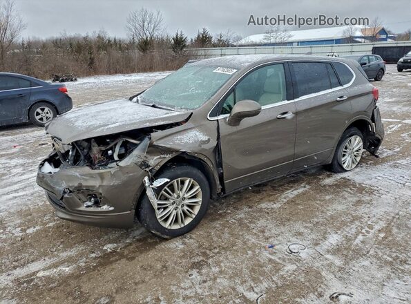 LRBFXCSA5HD194962 2017 BUICK ENVISION Коричневый Передняя левая четверть