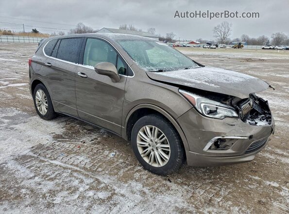 LRBFXCSA5HD194962 2017 BUICK ENVISION Коричневый Передняя правая четверть