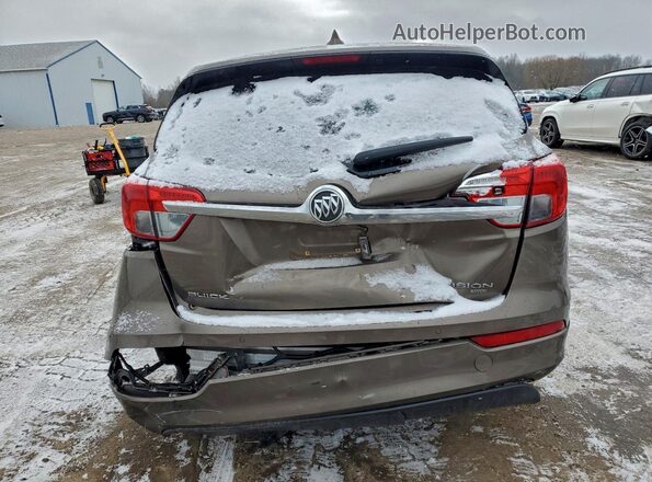 LRBFXCSA5HD194962 2017 BUICK ENVISION Коричневый Вид сзади