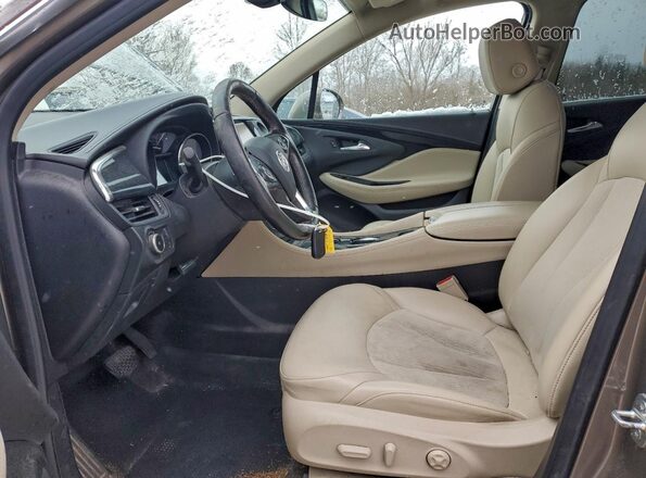 LRBFXCSA5HD194962 2017 BUICK ENVISION Коричневый Вид салона спереди