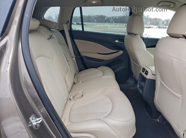LRBFXCSA5HD194962 2017 BUICK ENVISION Коричневый Вид задней части салона
