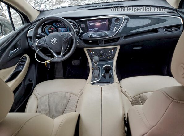 LRBFXCSA5HD194962 2017 BUICK ENVISION Коричневый Вид панели приборов