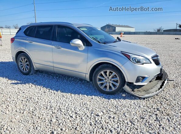 LRBFXCSA6KD003962 2019 BUICK ENVISION Серебряный Передняя правая четверть