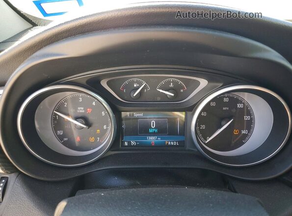 LRBFXCSA6KD003962 2019 BUICK ENVISION Серебряный Вид щитка приборов
