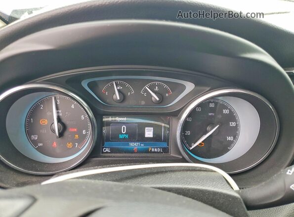 LRBFXDSA3HD196618 2017 BUICK ENVISION Серебряный Вид щитка приборов