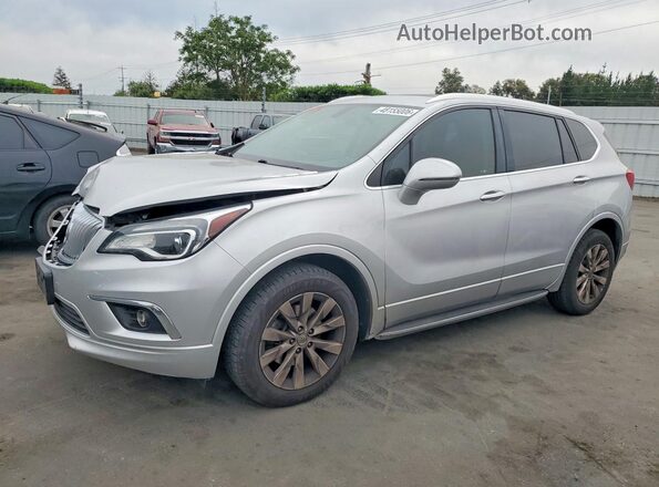LRBFXDSA3HD196618 2017 BUICK ENVISION Серебряный Передняя левая четверть