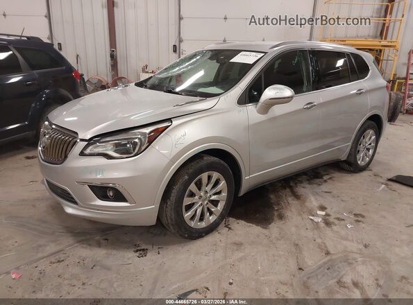LRBFXDSA3HD243517 2017 BUICK ENVISION Silver Vista tres cuartos delantera izquierda