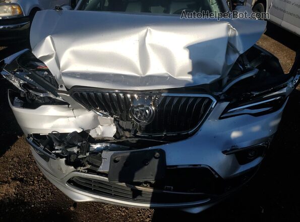 LRBFXDSA4HD154054 2017 BUICK ENVISION Серебряный Вид задней части салона