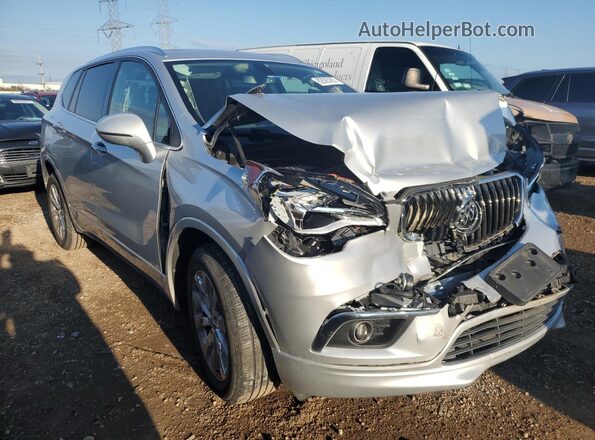 LRBFXDSA4HD154054 2017 BUICK ENVISION Серебряный Передняя правая четверть