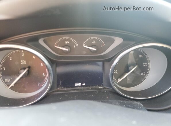 LRBFXDSA4HD154054 2017 BUICK ENVISION Серебряный Вид щитка приборов