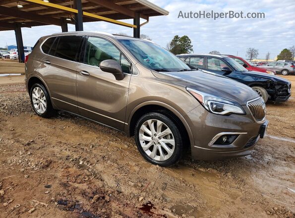 LRBFXESX4GD213998 2016 BUICK ENVISION Коричневый Передняя правая четверть
