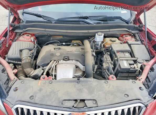 LRBFXESX7GD158804 2016 BUICK ENVISION Burgundy Widok wnętrza z tyłu