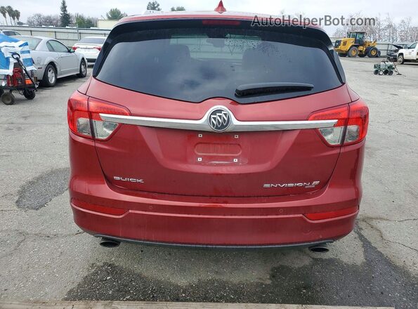 LRBFXESX7GD158804 2016 BUICK ENVISION Burgundy Widok z tyłu