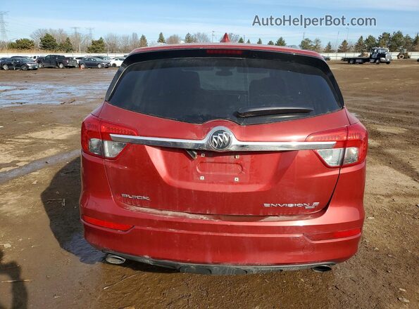 LRBFXESX8GD160545 2016 BUICK ENVISION Red Вид ззаду