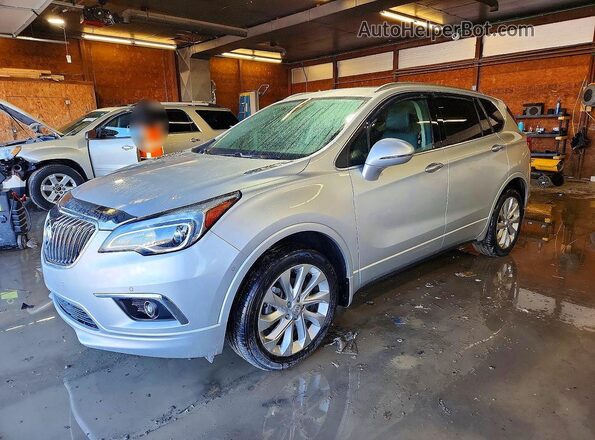LRBFXFSX1GD211888 2016 BUICK ENVISION Silver წინა მარცხენა ხედი სამი მეოთხედიდან