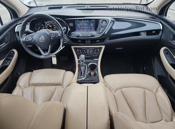 LRBFXFSX4GD191717 2016 BUICK ENVISION Silver Widok deski rozdzielczej