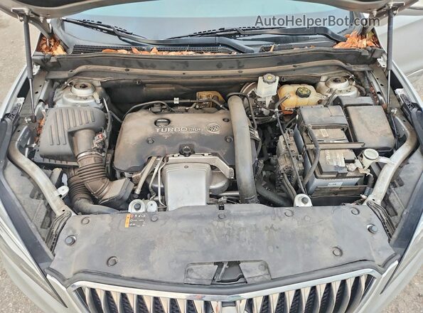 LRBFXFSX4GD191717 2016 BUICK ENVISION Silver Widok komory silnika