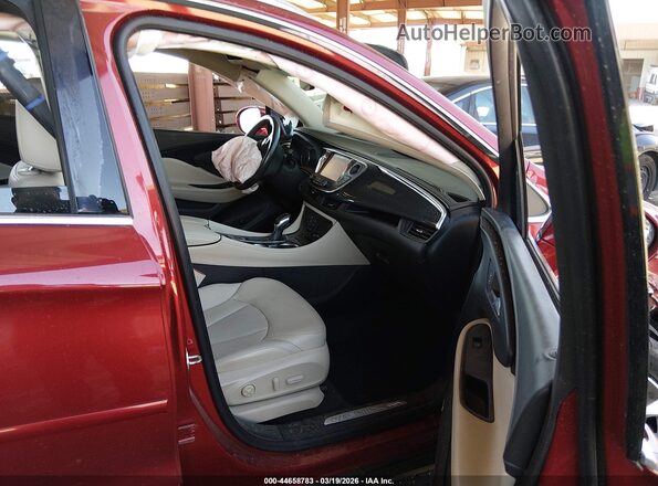LRBFXFSX6HD241258 2017 BUICK ENVISION Red წინა სალონის ხედი