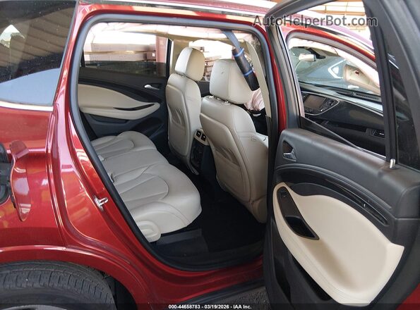 LRBFXFSX6HD241258 2017 BUICK ENVISION Red VIN კოდის სტიკერის ხედი
