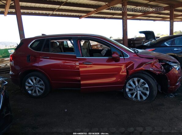 LRBFXFSX6HD241258 2017 BUICK ENVISION Red უკანა სალონის ხედი