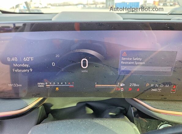 LRBFZLE4XSD013541 2025 BUICK ENVISION Белый Вид щитка приборов