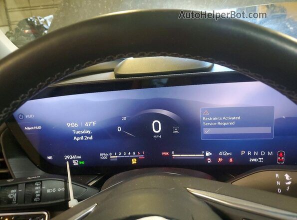 LRBFZME46RD056970 2024 BUICK ENVISION Gray Widok zestawu wskaźników