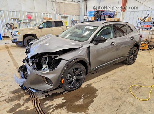 LRBFZNR41ND129544 2022 BUICK ENVISION Серый Передняя левая четверть