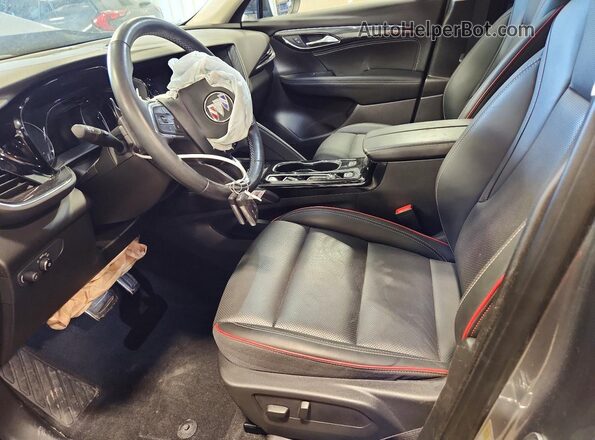 LRBFZNR41ND129544 2022 BUICK ENVISION Серый Вид салона спереди