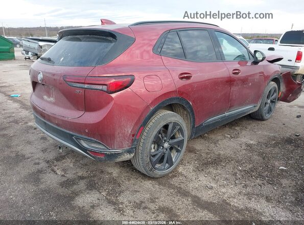 LRBFZNR41PD054315 2023 BUICK ENVISION Темно-бордовый Задняя правая четверть