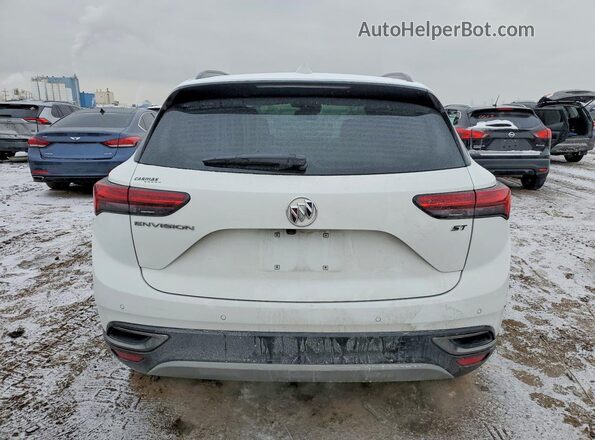LRBFZNR44ND163770 2022 BUICK ENVISION Белый Вид сзади
