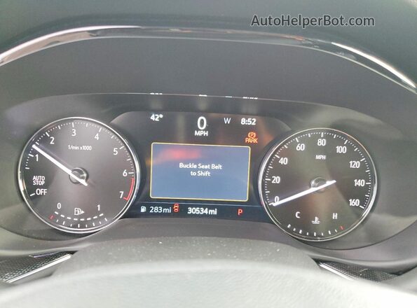 LRBFZNR4XMD179664 2021 BUICK ENVISION Белый Вид щитка приборов