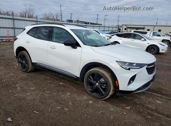 LRBFZNR4XMD179664 2021 BUICK ENVISION Белый Передняя правая четверть