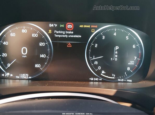 LVY992ML7JP007638 2018 VOLVO S90 White Вид задніх сидінь