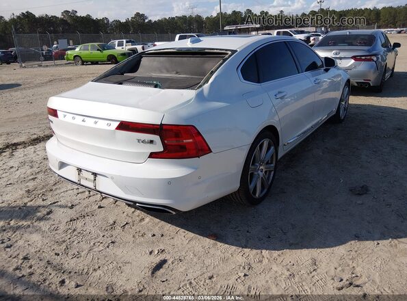 LVY992ML7JP007638 2018 VOLVO S90 White Задня права чверть