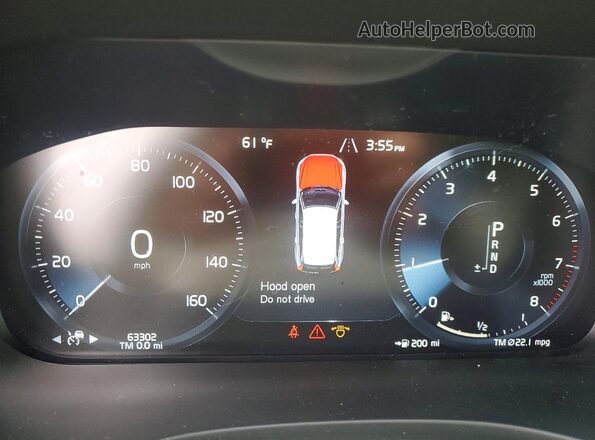 LYV102RL6KB232363 2019 VOLVO XC60 Серебряный Вид щитка приборов