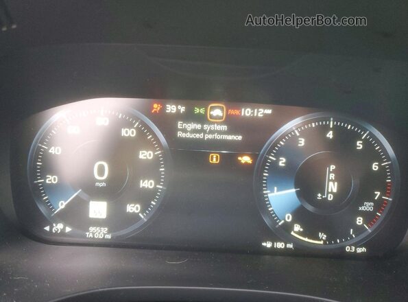 LYV102RLXKB331784 2019 VOLVO XC60 Черный Вид щитка приборов