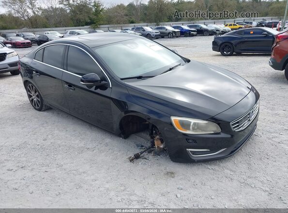 LYV402FM2GB094175 2016 VOLVO S60 INSCRIPTION Black Delantero derecho