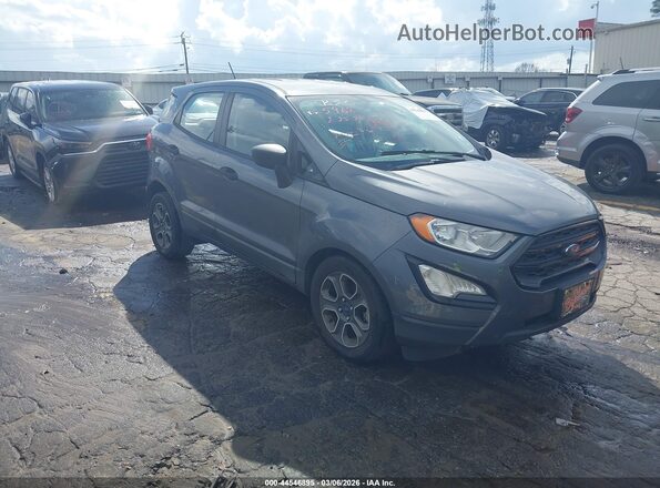 MAJ3P1RE7JC195968 2018 FORD ECOSPORT Gray Delantero derecho