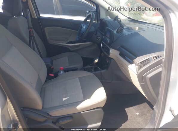 MAJ3P1REXJC228798 2018 FORD ECOSPORT Silver წინა სალონის ხედი