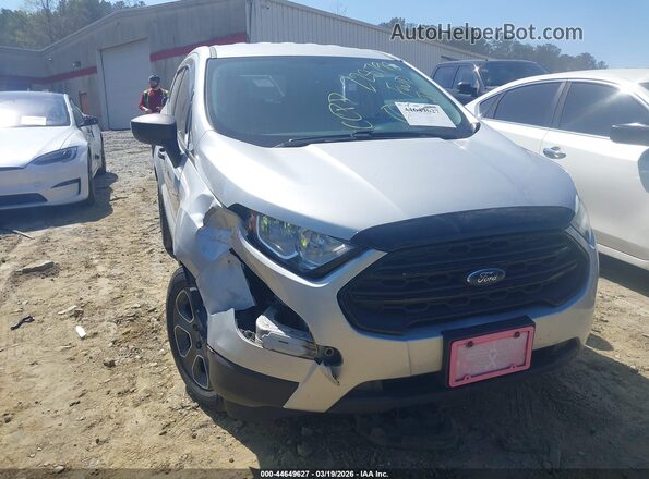 MAJ3P1REXJC228798 2018 FORD ECOSPORT Silver წინა მარჯვენა