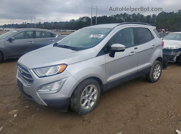 MAJ3P1TE1JC242534 2018 FORD ECOSPORT Silver წინა მარცხენა ხედი სამი მეოთხედიდან