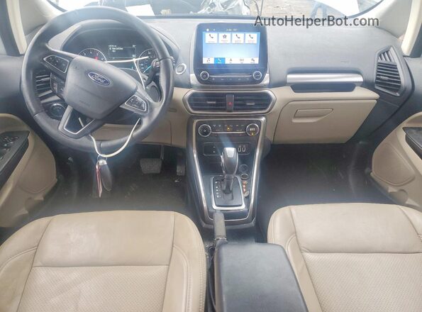 MAJ3P1TE1JC242534 2018 FORD ECOSPORT Silver წინა პანელის ხედი